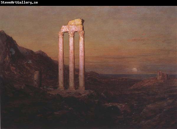Frederic E.Church Moonrise over Greece